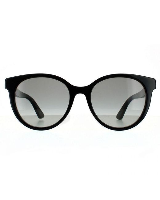 Gucci Black Round Gradient Sunglasses