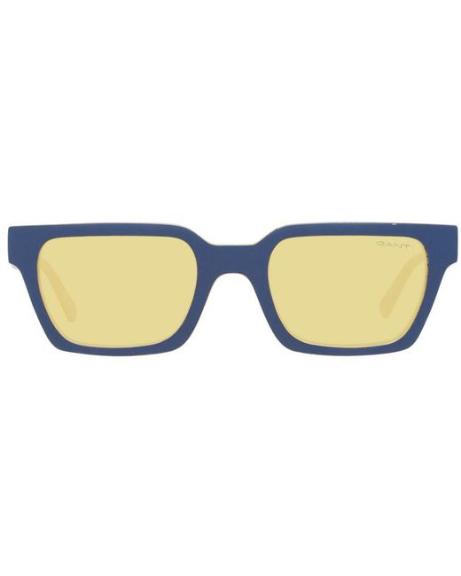Gant Blue Trapezium Frame Sunglasses With Lenses for men