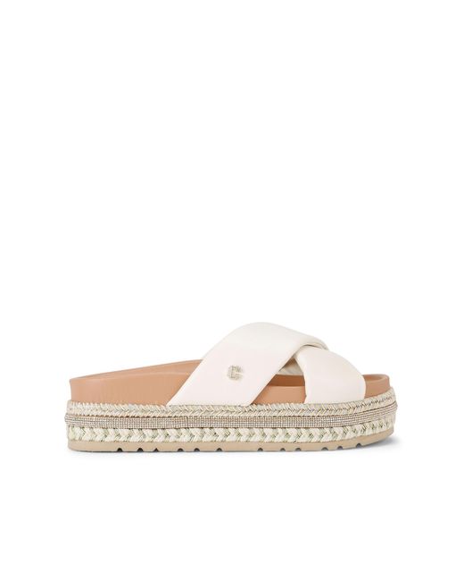 Carvela Kurt Geiger Natural Fascino Flatform Sandals
