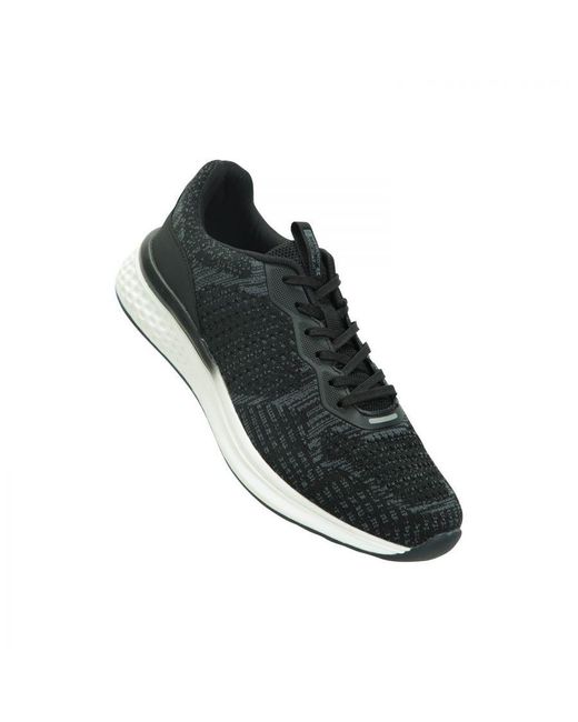 Mountain Warehouse Black Evolution Recycled Active Trainers