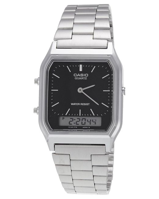 G-Shock Gray Collection Watch Aq-230A-1Dmqyes Stainless Steel (Archived) for men
