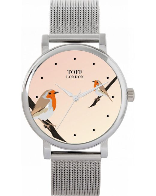 Toff London Gray Tlws-93732 Ladies Robins Bird Watch