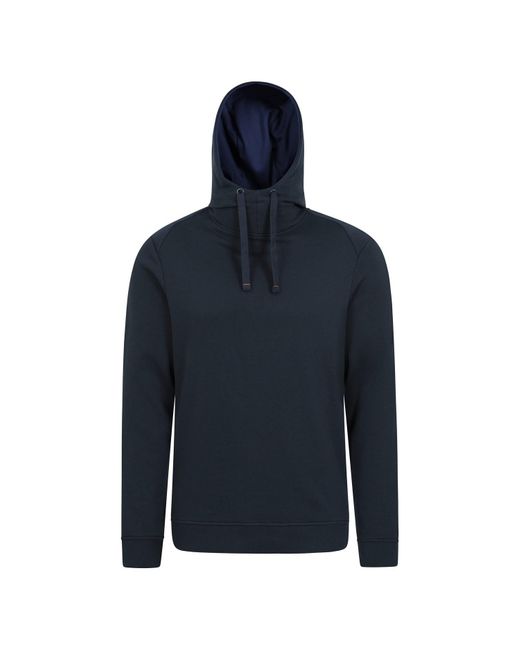 Mountain Warehouse Blue Alder High-Neck Hoodie () for men