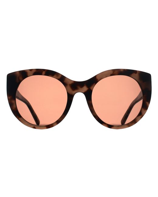 DKNY Brown Round Mink Tortoise Dk517S