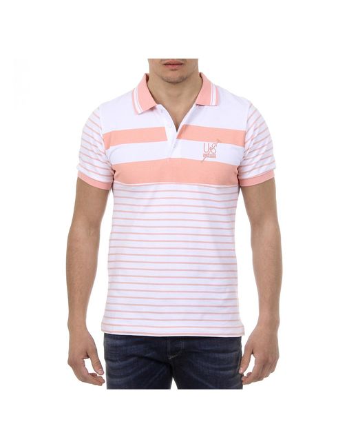 Ufford & Suffolk Polo Club White Short Sleeves Us006 Cotton for men