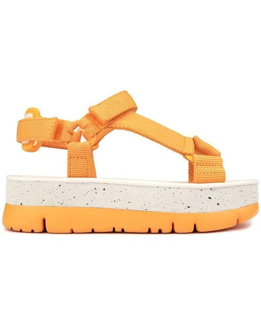 Camper Metallic Oruga Up Sandals