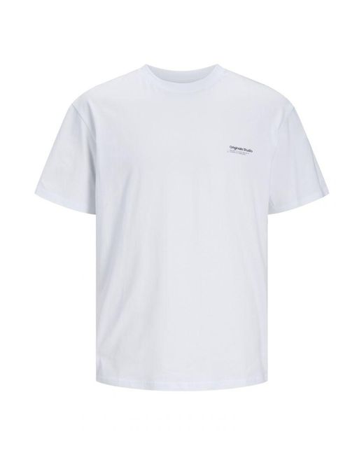 Jack & Jones T-shirt in het White voor heren