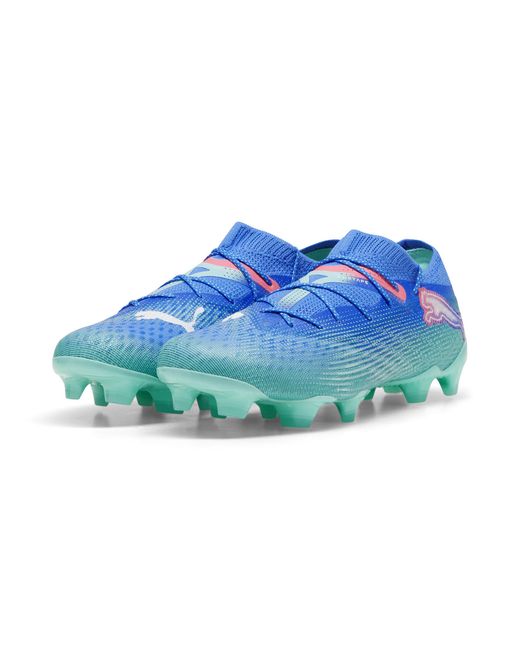 PUMA Blue Future 7 Ultimate Low Fg/Ag Football Boots