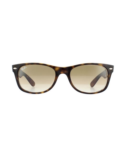 Ray-Ban Brown Sunglasses New Wayfarer 2132 710/51 Light Havana Gradient 52Mm
