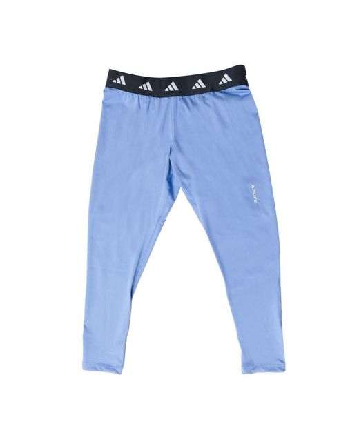 Adidas Blue 7 8 Leggings (Plus Size)