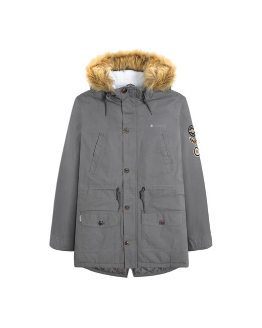 Lambretta Parka Sherpa-Futter Für Herren (Granitgrau) in Gray für Herren