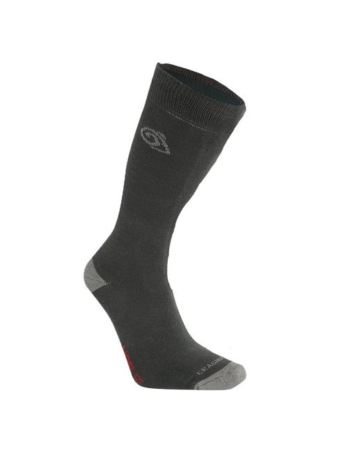 Craghoppers Gray Adult Insect Repellent Socks (Pack Of 2) Pepper/Mid)