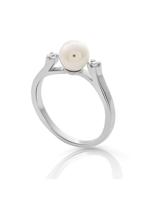 Orphelia White 'Diana' 925 Sterling Ring
