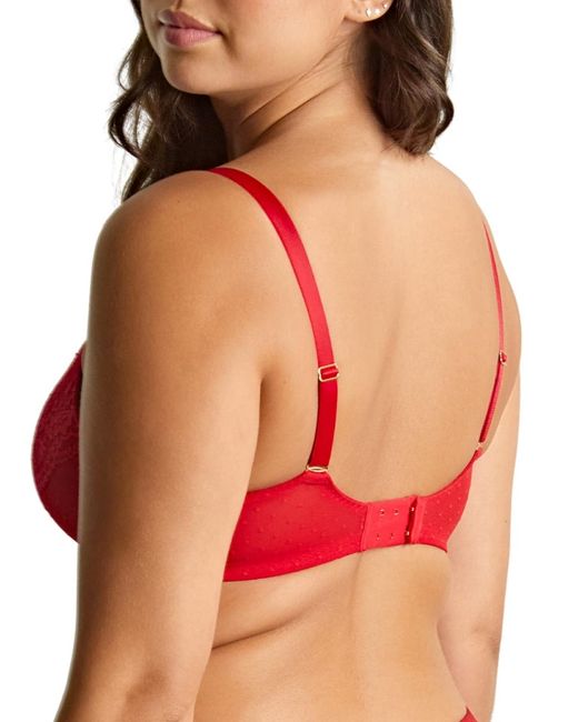 Panache Red Heidi Plunge Bra