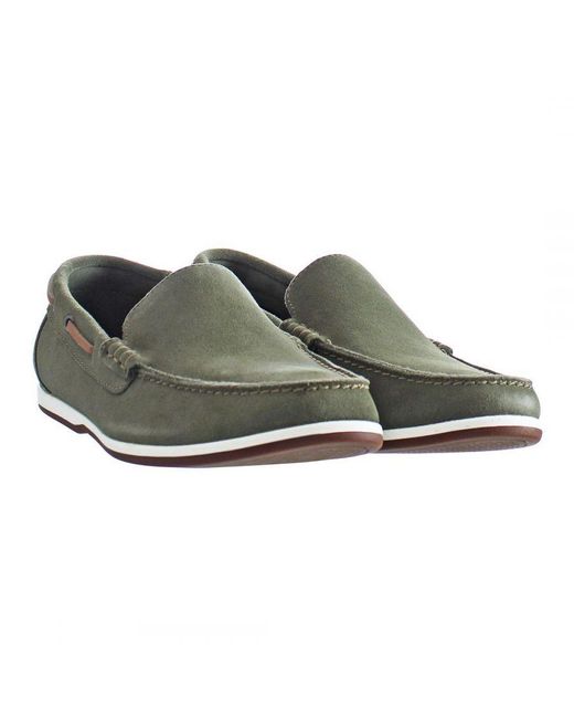 Clarks Gray Morven Sun Shoes Leather for men