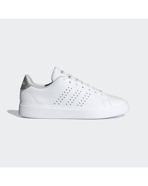 Adidas White Advantage 2.0 Shoes