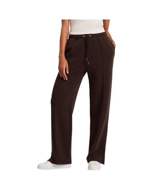 Ted Baker Brown Nowelll Cupro Split Hem Jogger