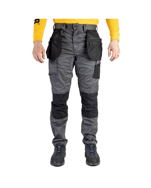 Caterpillar Gray Essentials Stretch Trousers (Long) for men