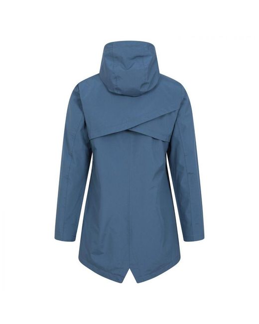 Mountain Warehouse Blue Ladies Hilltop Ii Waterproof Jacket (Dark)