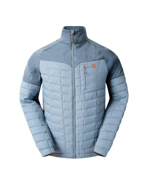 Dare 2b Blue Mountaineer Ii Quilted Hybrid Jacket (Stormy Weather/Lead) for men