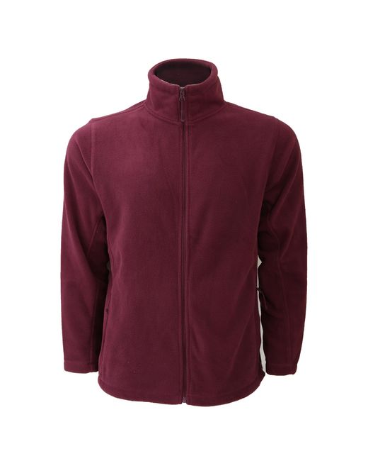 Russell Red Full Zip Outdoor Fleece Jacket for men