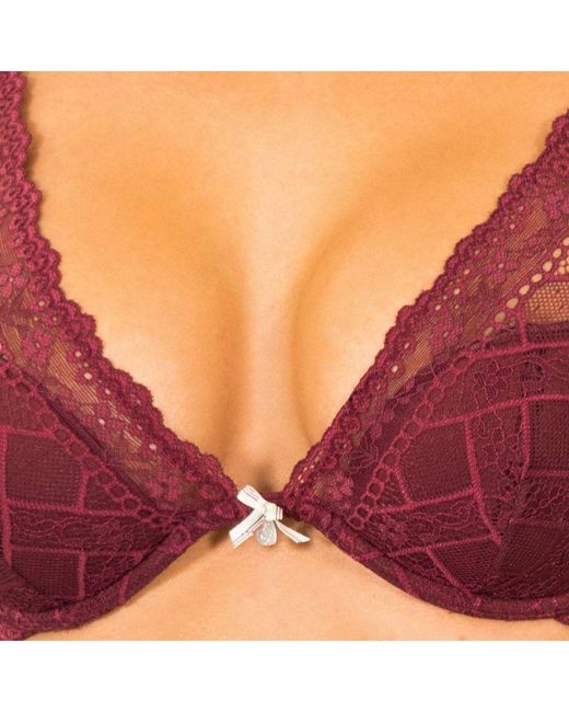 Tommy Hilfiger Purple Bra With Cups And Underwire 1387903208