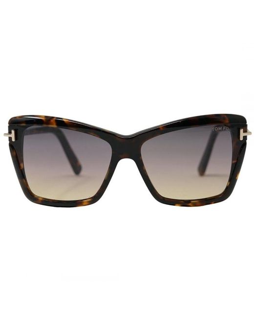 Tom Ford Brown Leah Ft0849 55B Sunglasses