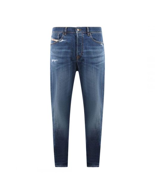 DIESEL Blue D-Fining 09E07 Jeans for men