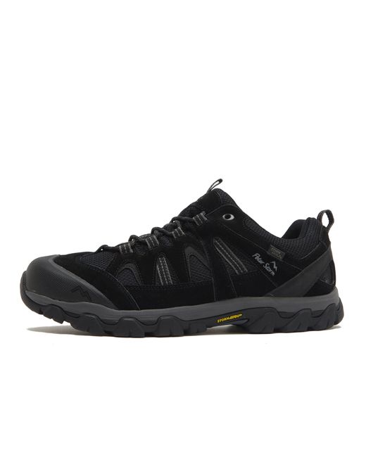 Peter Storm Black Arnside Ii Waterproof Walking & Hiking Shoes With High Traction Sole for men