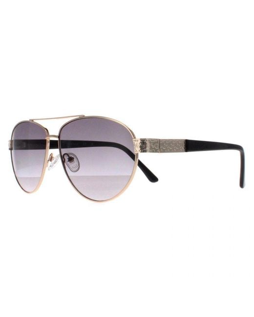 Guess Brown Aviator Smoke Gradient Gf0414 Metal