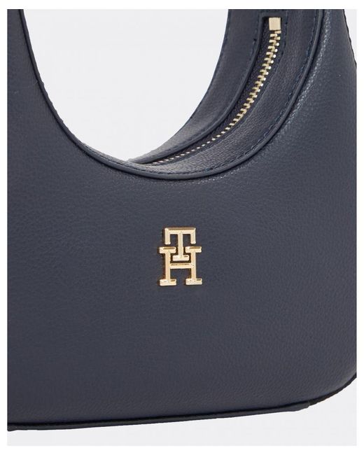Tommy Hilfiger Blue Th Essential Corp Shoulder Bag