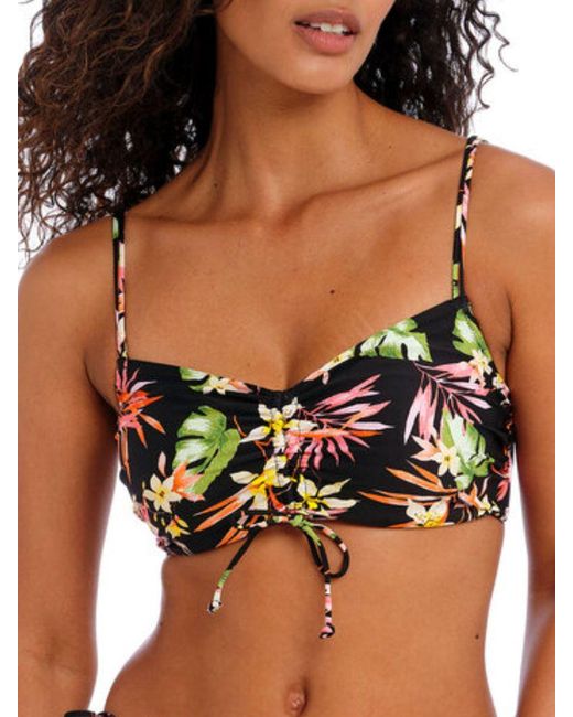 Freya Black Savanna Sunset Bralette Bikini Top