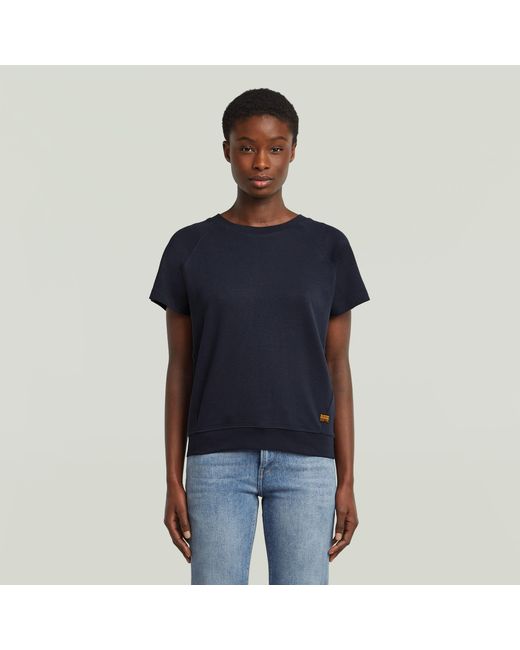 G-STAR NYSID RAW R T WMN - T-shirt print - dk black/zwart