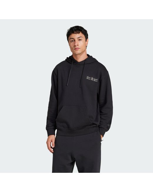 Adidas Originals Black Fc Bayern Bstn Adicolor Contempo Hoodie for men