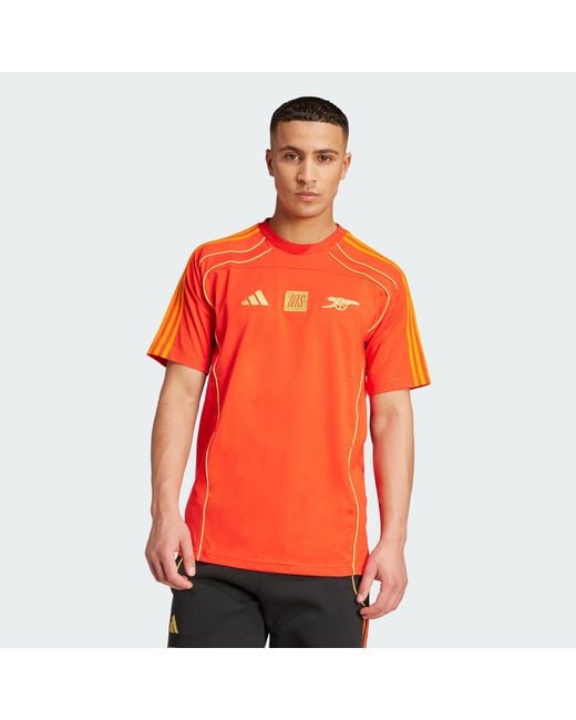 adidas Originals Arsenal X Nts Ubp Tee in Orange for Men | Lyst UK