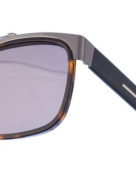Dior Blue Blacktie132S Rectangular Acetate Sunglasses for men