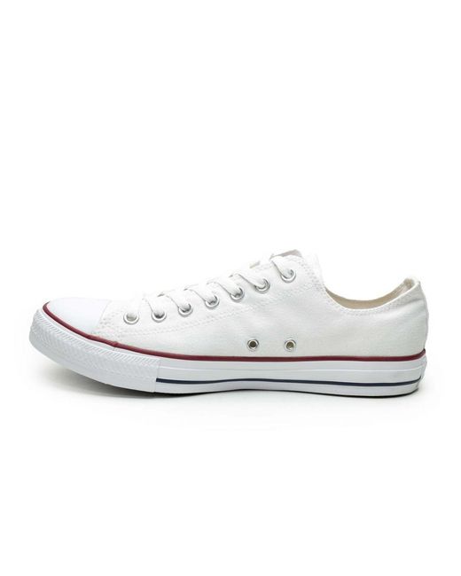Converse White Sneakers All Star Ox Textile