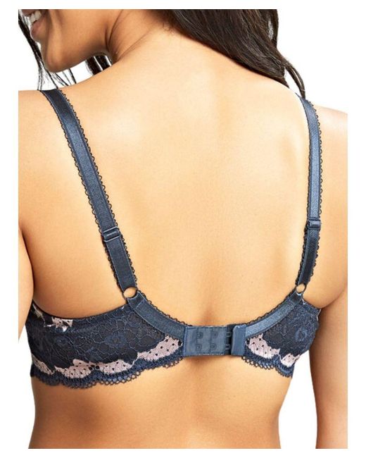 Panache Blue Clara Moulded Sweetheart Bra
