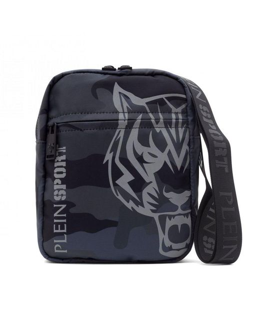 Philipp Plein Blue Messenger Bag for men