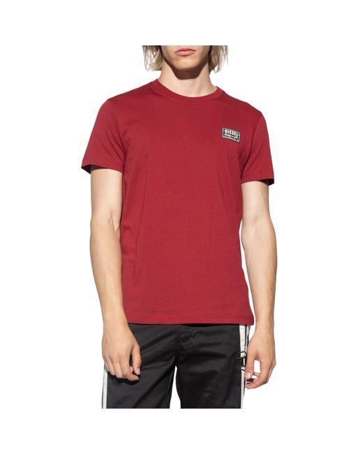 DIESEL Red T Diegor Sp T Shirts for men