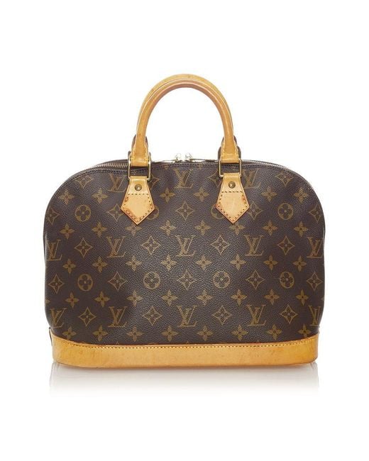 Louis Vuitton Pre-owned Vintage Monogram Alma Pm Brown Canvas in