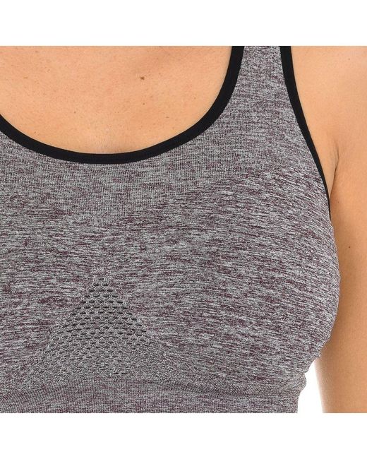 Dim Gray Sport Bra