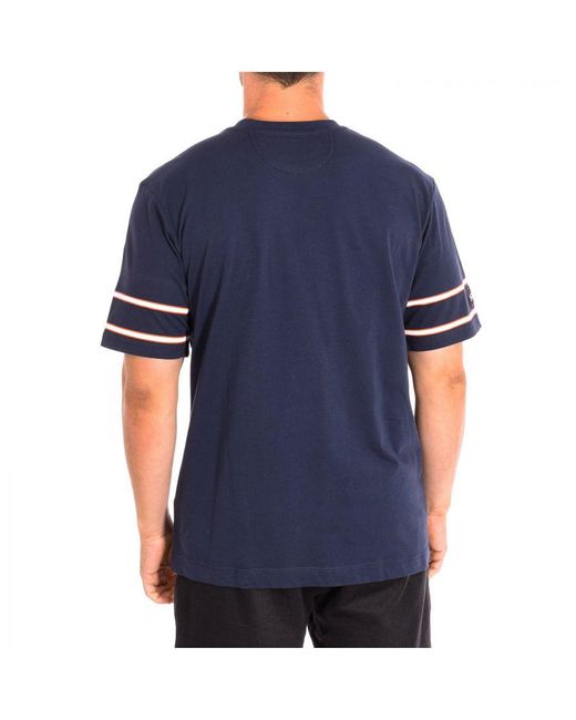 La Martina T-shirt Met Korte Mouwen Tmr316-js206 in het Blue voor heren