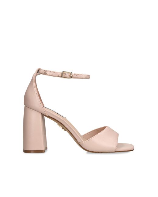 Steve Madden Pink Leather Missty Sandals