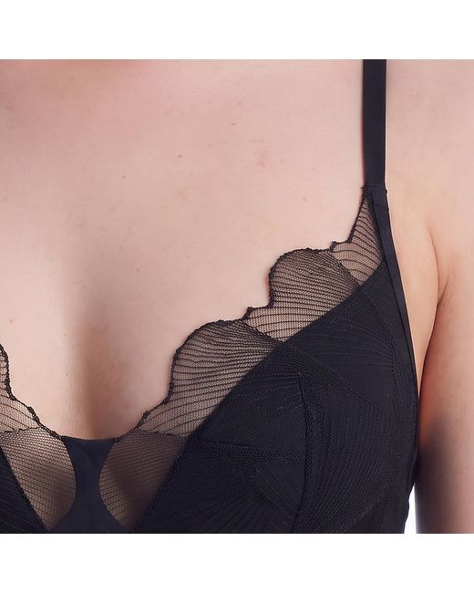 Boss Blue Triangle Bra Without Underwire 50556267