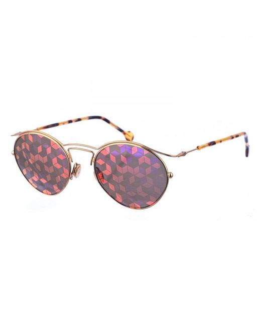 Dior Origins1 Damen-sonnenbrille Mit Runder Form Aus Metall in het Pink