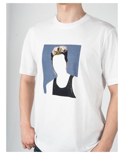 DIESEL T shirt T just Mannen Wit in het Wit voor heren Lyst NL