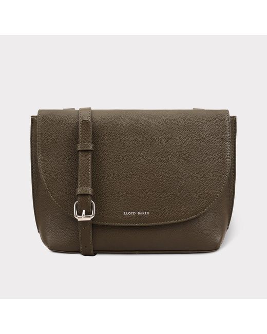 Lloyd Baker Green Lyna Leather Cross Body Bag
