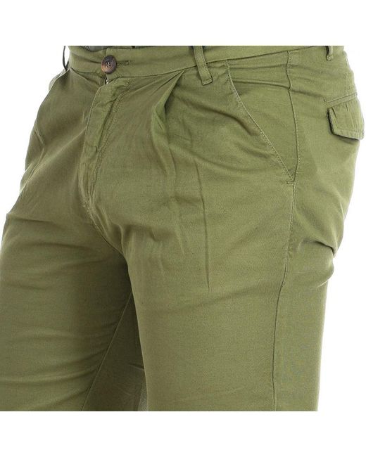 La Martina Green Bermuda Shorts With Straight Cut Hem Tmb004-Tl121 for men
