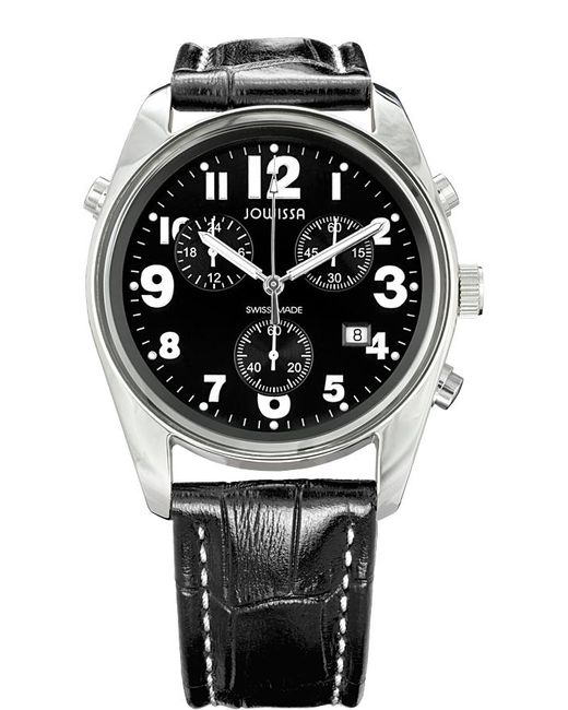 JOWISSA Black Ginebra Watch for men